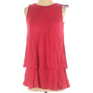 Sleeveless Tiered Tunic - Red Agnes & Dora